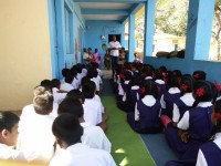 Visit to Anandwadi school by SRISAITRUST Trustee